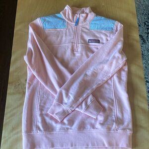 Vineyard Vines Martha's Vineyard Oversized Pullover with Zipper Collar